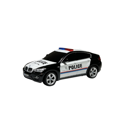 BMW X6 Police RC Car 1:24 Scale – Full Function Remote Control SUV with Lights