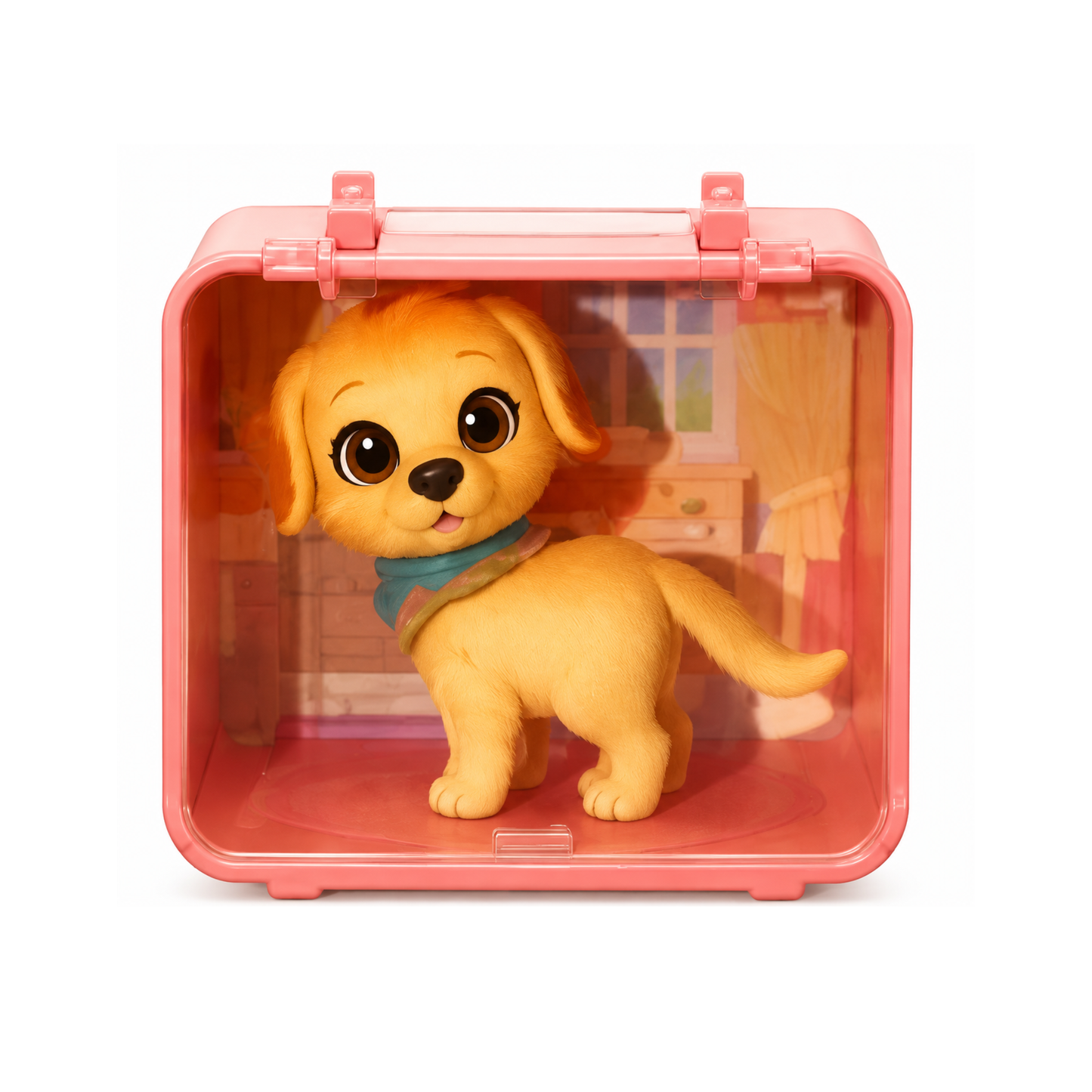 Pets Figures - Light Brown Dog Collectible Toy Set (RS Edition)