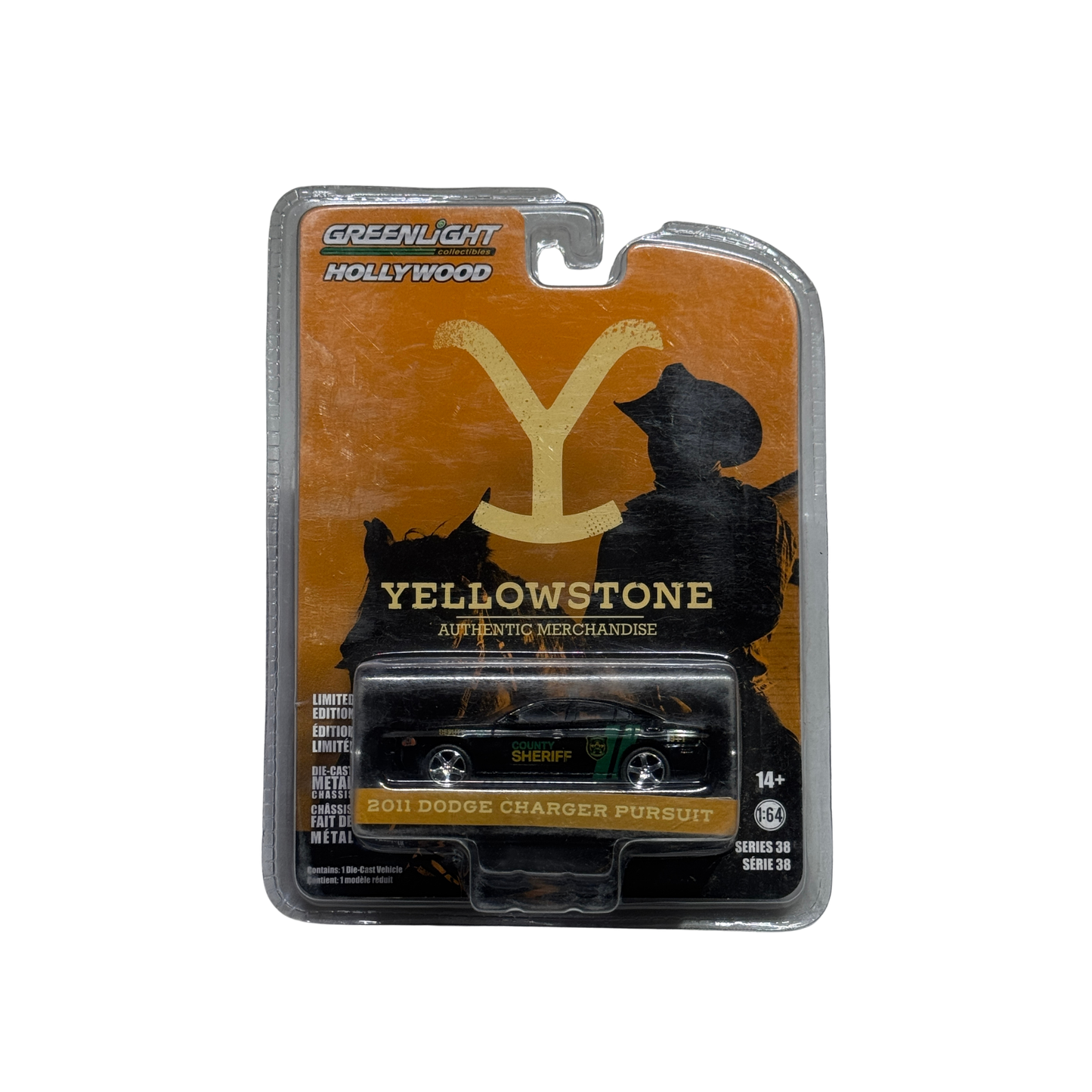 2011 Dodge Charger Pursuit | Yellowstone Collection Series 38 - GreenLight 1:64 Scale