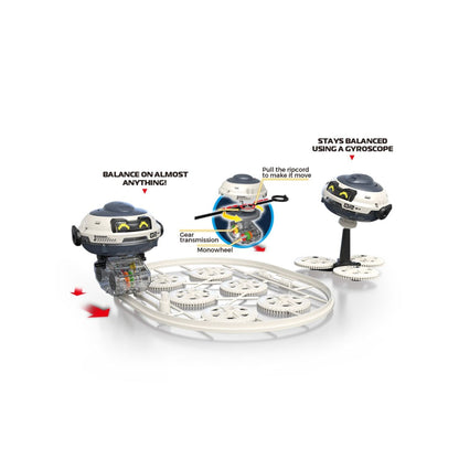 Gyrobot Kit - STEM Educational Building Set (136 Pieces) - Byjarda