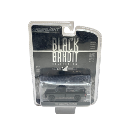 GreenLight Black Bandit Collection 1993 Dodge Power Ram 250 1:64 Scale Die-Cast Pickup Truck – Limited Edition