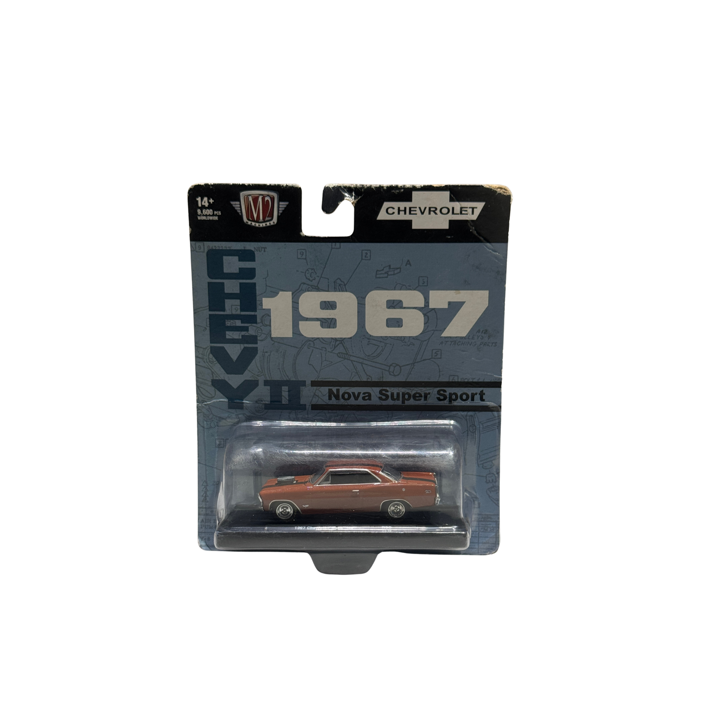 1967 Chevy II Nova Super Sport | Limited Edition Bronze/Brown - M2 Machines 1:64 Scale