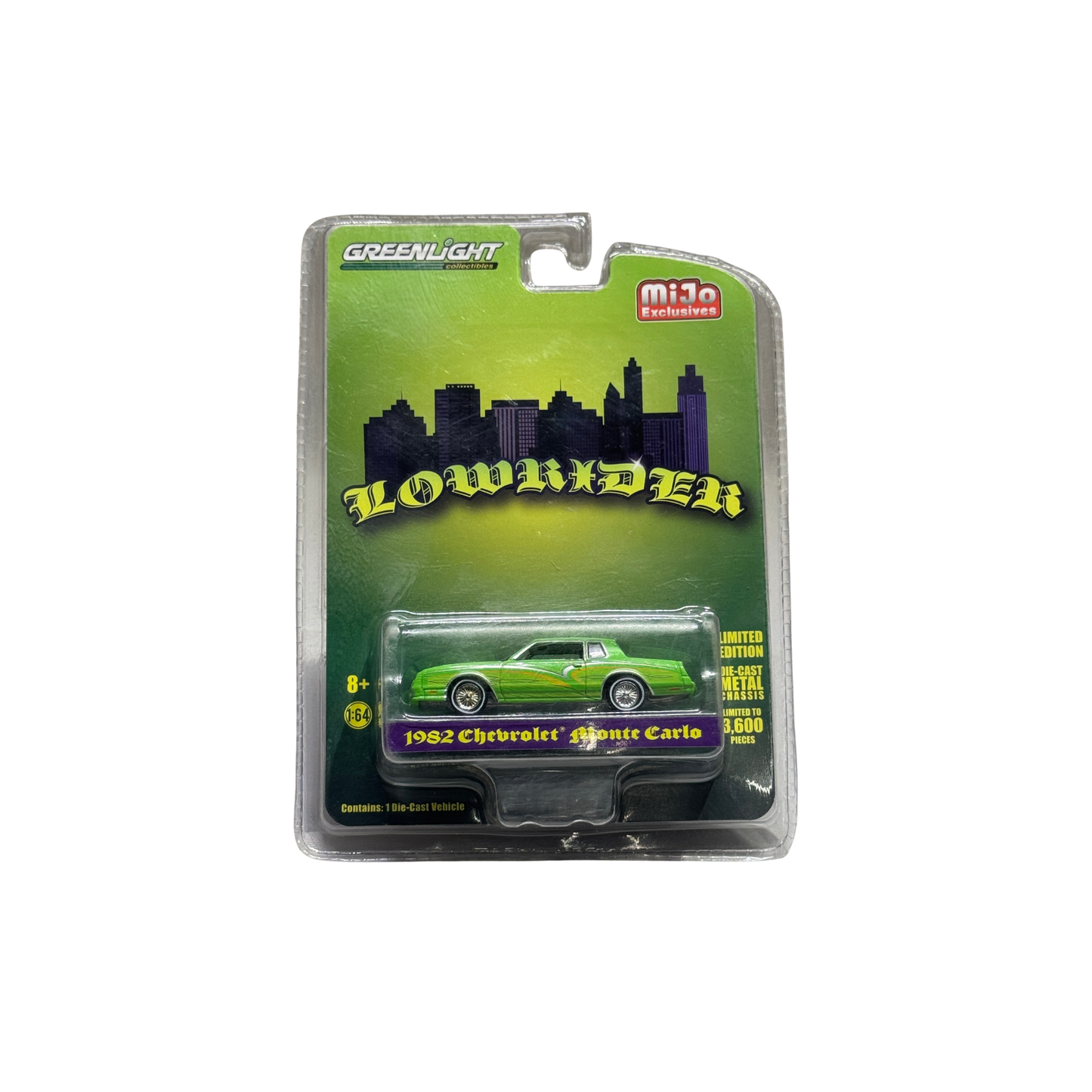1982 Chevrolet Monte Carlo "Lowrider" | MiJo Exclusives] - GreenLight 1:64 Scale