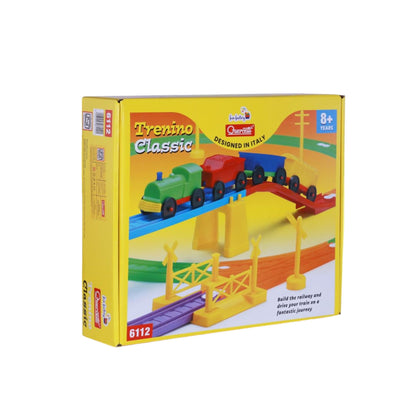 Trenino Classic - Wooden / Educational Train Set (Fun Factory Quercetti Edition)