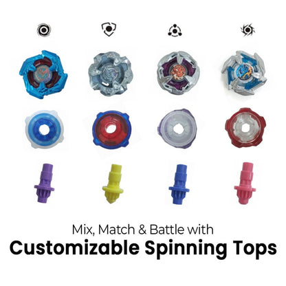 Topgyro X - High Performance Battling Top Game (Xtray & Red String Launcher Edition)