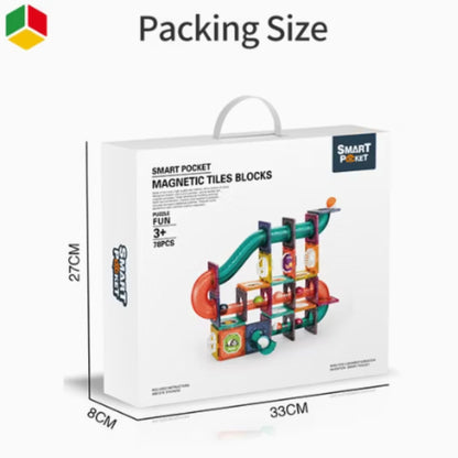 Magnetic Tiles Blocks - Smart Pocket Edition (78 Pieces)