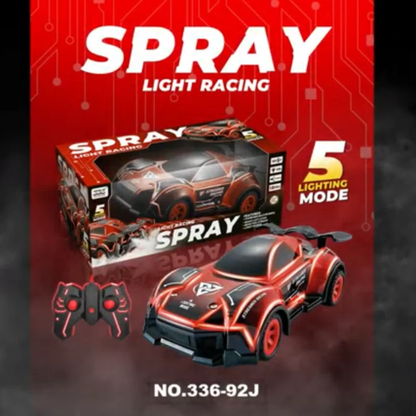 336 Toys Light Racing Spray Remote Control Stunt Car (Orange)