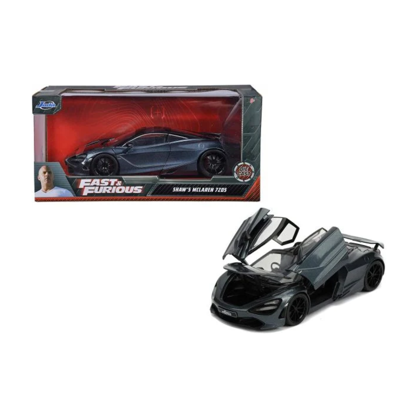 Jada Fast & Furious Shaw’s McLaren 720S 1:24 Die-Cast Model Car