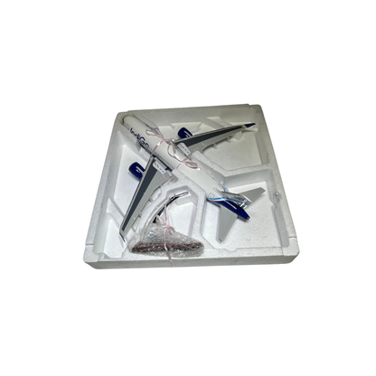 IndiGo Airline Die-Cast Metal Airplane Model – Collectible Aircraft with Display Stand