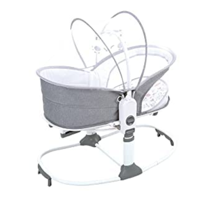 Mastela Deluxe Multi-Functional Bassinet – Premium Comfort in Sophisticated Grey