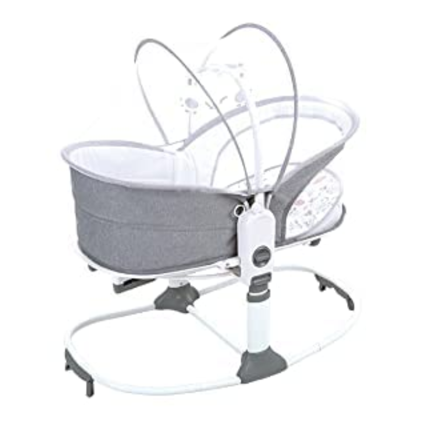 Mastela Deluxe Multi-Functional Bassinet – Premium Comfort in Modern Orange & Grey