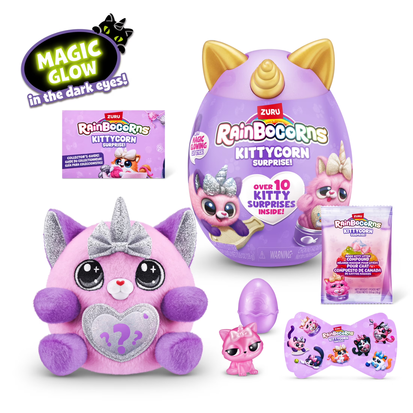 Rainbocorns Kittycorn Surprise Series 2 – Collectible Plush Toy with Surprise Accessories by ZURU