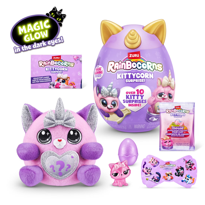 Rainbocorns Kittycorn Surprise Series 2 – Collectible Plush Toy with Surprise Accessories by ZURU