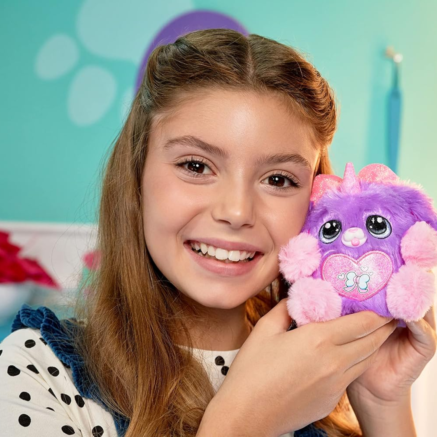 Rainbocorns Puppycorn Bow Surprise Series 3 – Rocket the Pink Karmo Plush with 5 Surprise Layers & Slime