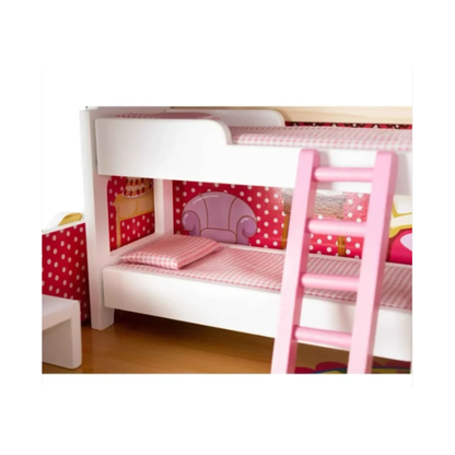 Sweetheart Manor Wooden Dollhouse Playset