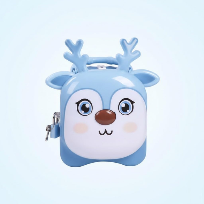 Money Saving Bank with Coin Slot//Creative Cartoon Design Money Bank//Plastic Piggy Bank for Boys & Girls (Pack of 1)