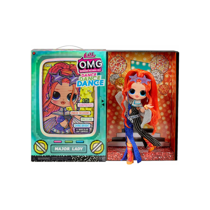 L.O.L. Surprise! O.M.G. Dance Dance Dance Major Lady Fashion Doll – 15 Surprises