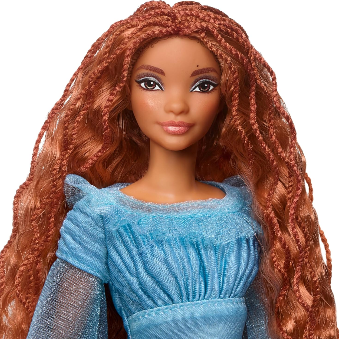Disney Mattel The Little Mermaid Ariel Fashion Doll On Land in Signature Blue Dress, Toys Inspired The Little Mermaid