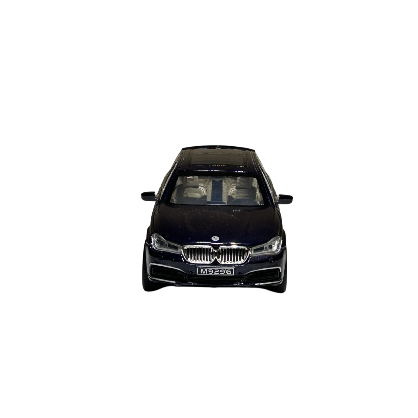 Black Luxury Sedan Die-Cast Metal Model Car with Opening Doors – 1:24 Scale