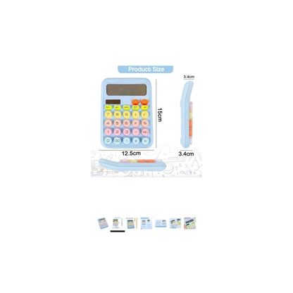Karuida 12-Digit Basic Desktop Calculator – Classic Blue, Stylish & Efficient