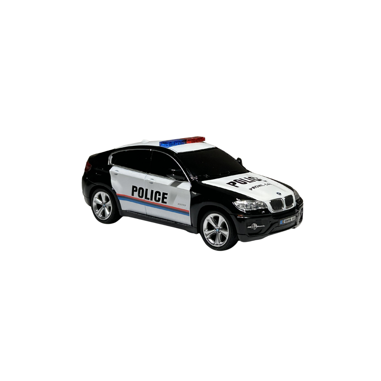 BMW X6 Police RC Car 1:24 Scale – Full Function Remote Control SUV with Lights
