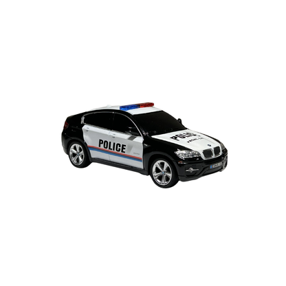 BMW X6 Police RC Car 1:24 Scale – Full Function Remote Control SUV with Lights