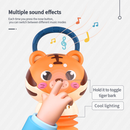 Funny Tiger Accordion Organ – Interactive Musical Instrument Toy for Toddlers (18M+)