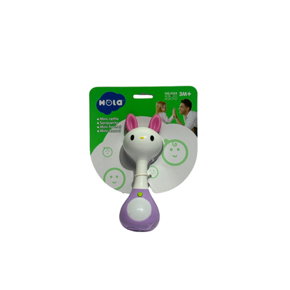 Hola Mini Rattle Toy – Charming Animal-Themed Musical Rattle for Babies