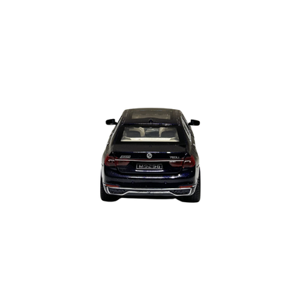 Black Luxury Sedan Die-Cast Metal Model Car with Opening Doors – 1:24 Scale