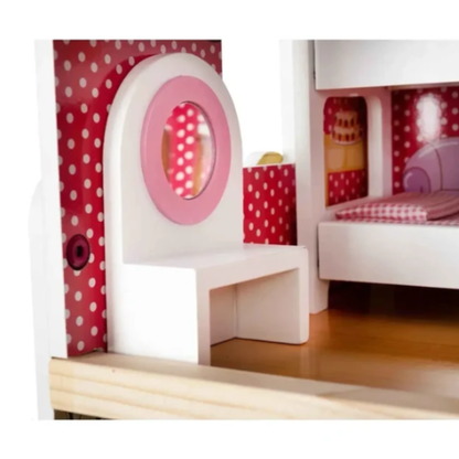Sweetheart Manor Wooden Dollhouse Playset