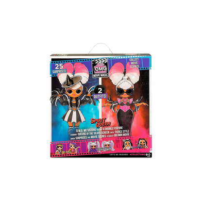 L.O.L. Surprise! O.M.G. Movie Magic Spirit Queen Fashion Doll – 25 Surprises with 2 Outfits