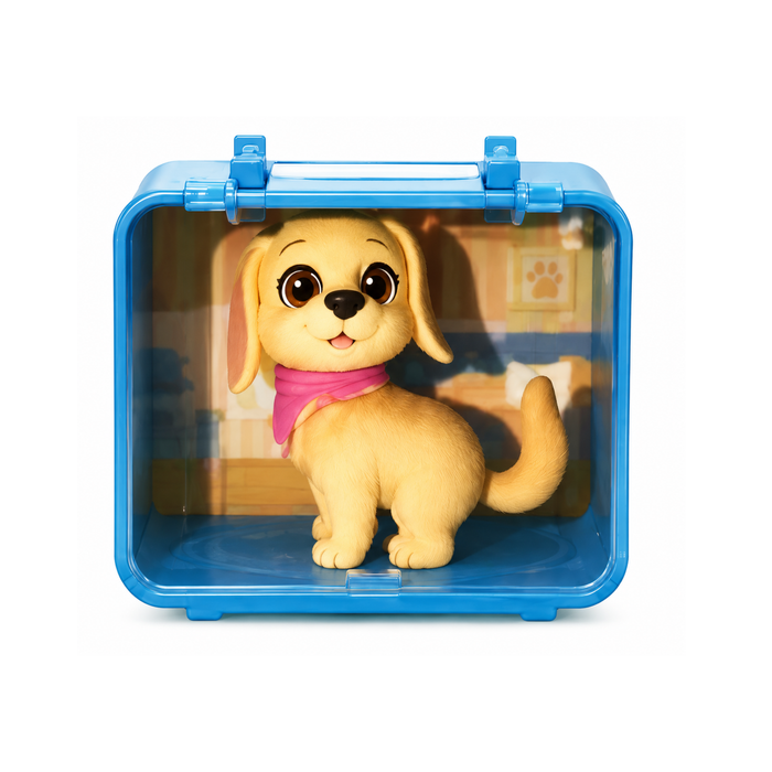 Pets Figures - Brown Dog Collectible Toy Set (RS Edition)