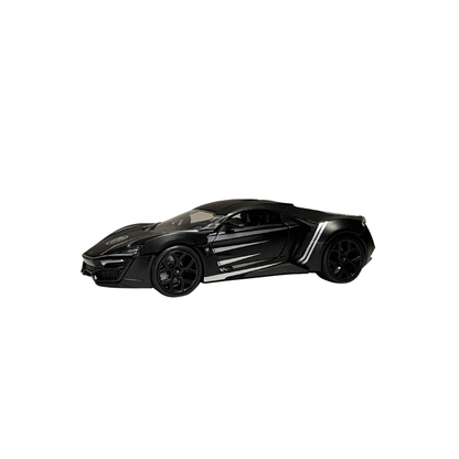 Lykan Hypersport Fast & Furious Die-Cast Car Model – Black Supercar Collectible Toy