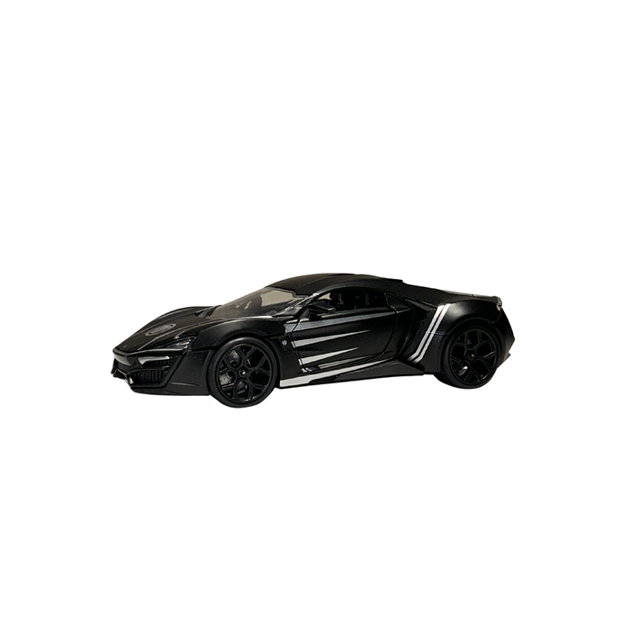 Lykan Hypersport Fast & Furious Die-Cast Car Model – Black Supercar Collectible Toy