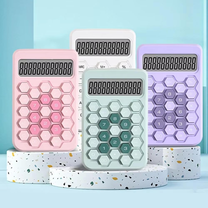 Karuida 12-Digit Basic Desktop Calculator – Trendy Pink, Stylish & Efficient