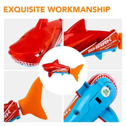 Shark Submarine - RC Watercraft Toy (Red Color) - Create Toys / Sea Wing Star Edition