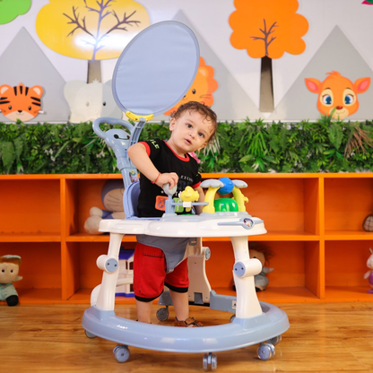 Steelbird Musical Baby Walker – Interactive Activity Center with Adjustable Height & Music