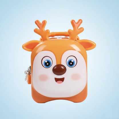 Money Saving Bank with Coin Slot//Creative Cartoon Design Money Bank//Plastic Piggy Bank for Boys & Girls (Pack of 1)