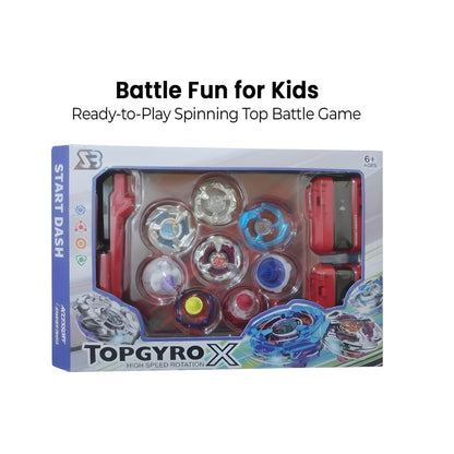 Topgyro X - High Performance Battling Top Game (Xtray & Red String Launcher Edition)