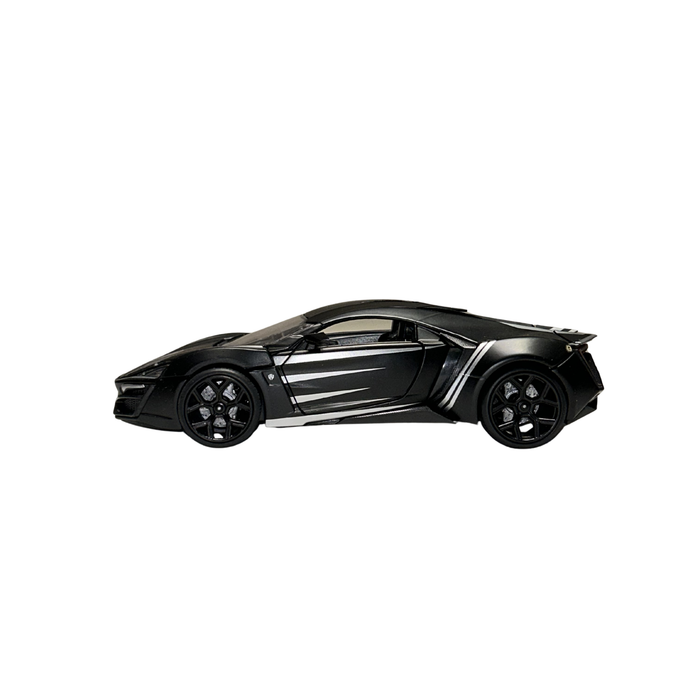 Lykan Hypersport Fast & Furious Die-Cast Car Model – Black Supercar Collectible Toy