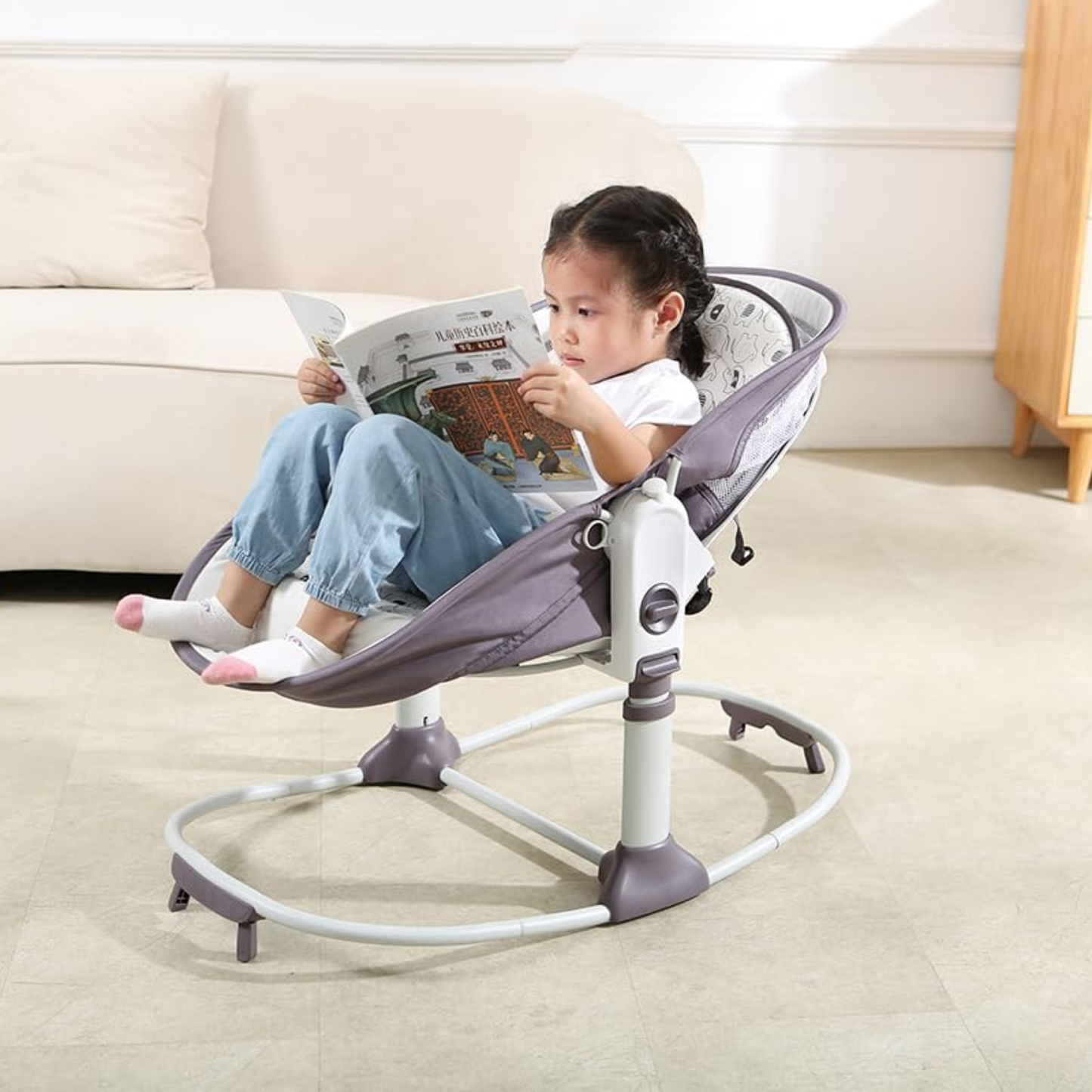 Mastela Deluxe Multi-Functional Bassinet – Premium Comfort in Charming Grey & Pink