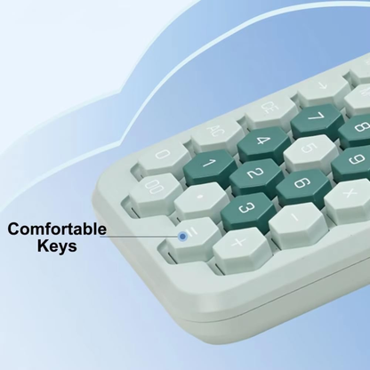 Karuida 12-Digit Basic Desktop Calculator – Vibrant Green, Portable & Efficient