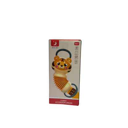 Funny Tiger Accordion Organ – Interactive Musical Instrument Toy for Toddlers (18M+)