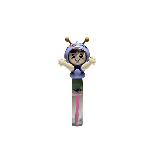 Cute Cartoon Bubble Wand Toy for Kids – Bubble Solution Tube with Character Top