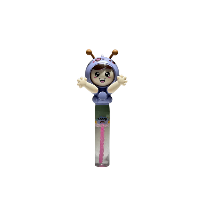 Cute Cartoon Bubble Wand Toy for Kids – Bubble Solution Tube with Character Top