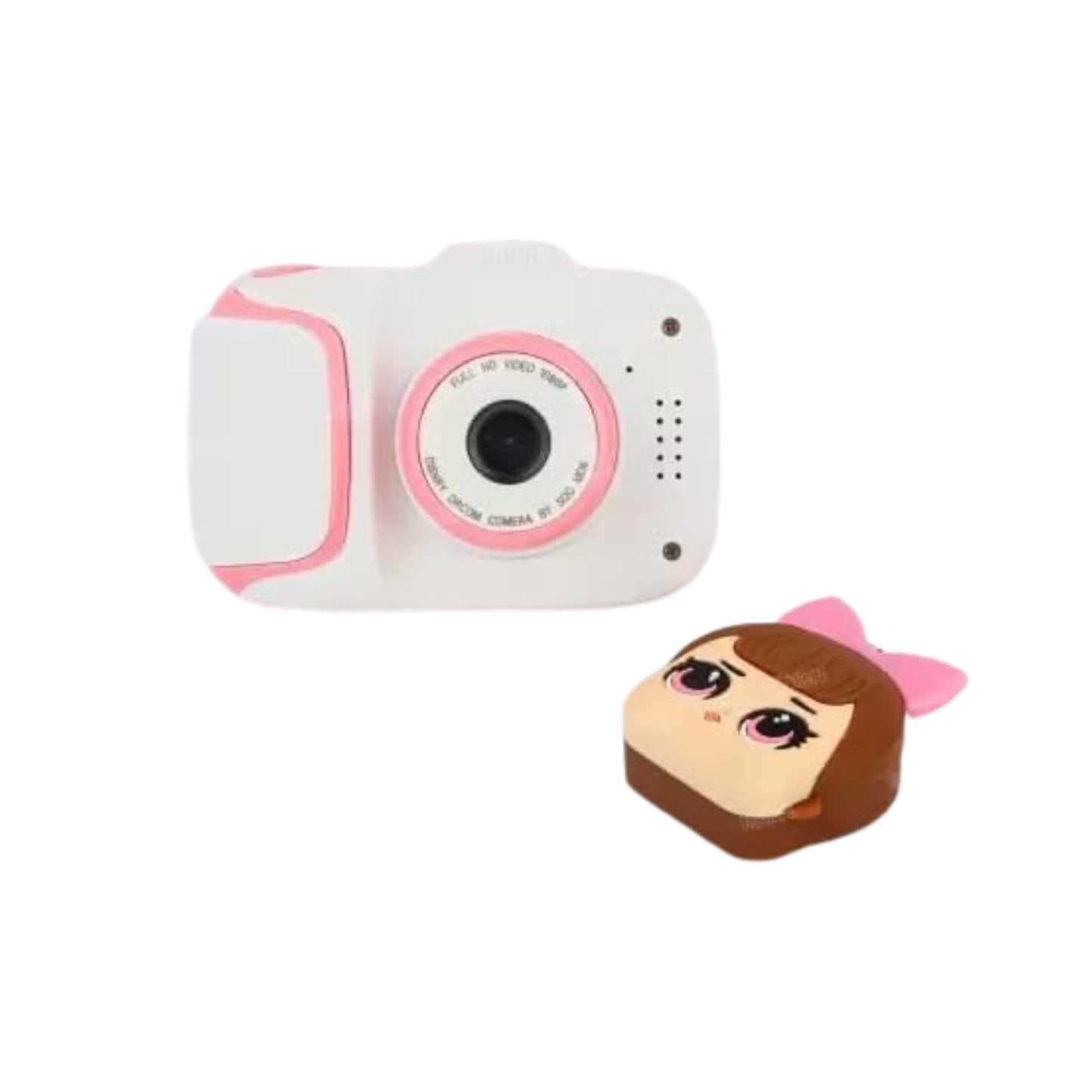 Funny Camera Series - Cartoon Camera (Pink Bow Hairband Edition)