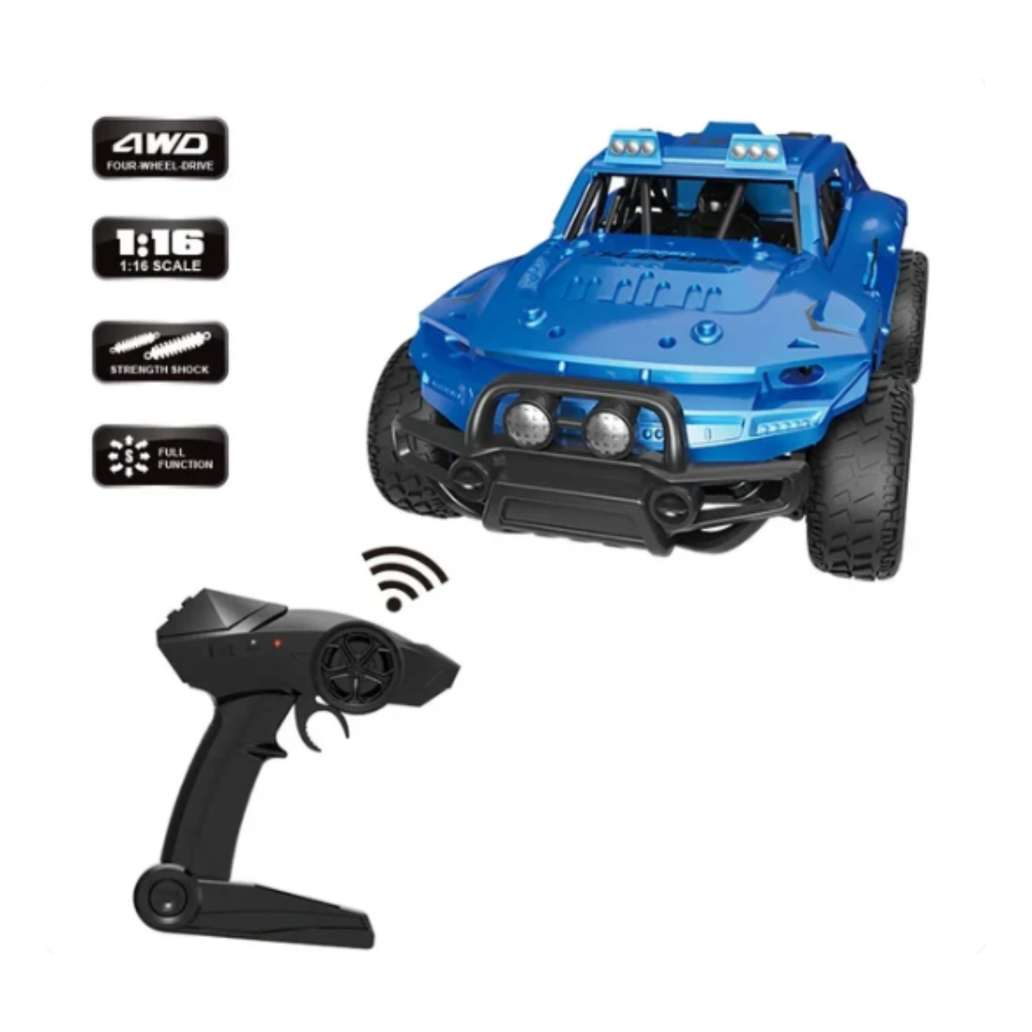 TKKJ 1:16 Scale Thunder 4x4 Rally Car (Blue)