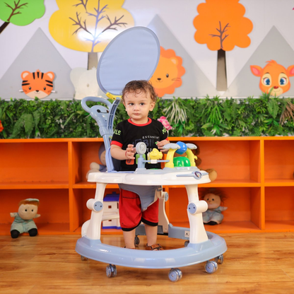 Steelbird Musical Baby Walker – Interactive Activity Center with Adjustable Height & Music