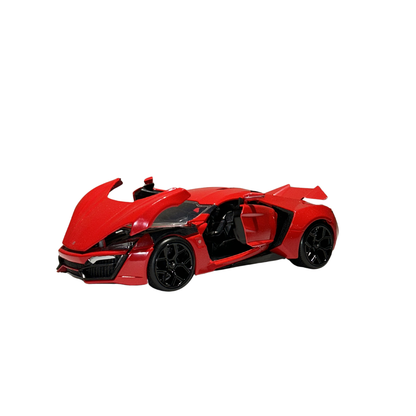 Fast & Furious Lykan HyperSport Die-Cast Toy Car Collectible Supercar Model for Display