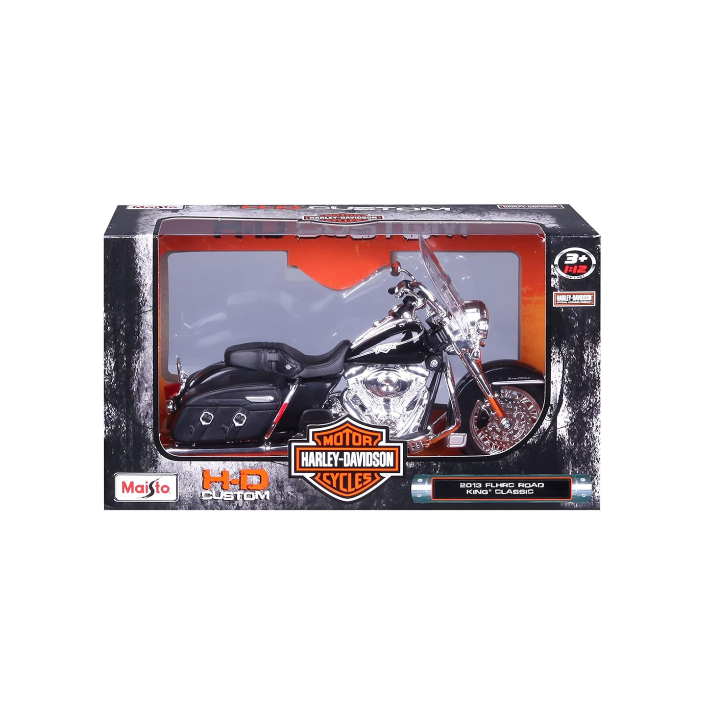 Maisto 1:12 Scale Harley-Davidson Road King Special Motorcycle (Black)